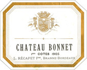 étiquette château Bonnet 1905